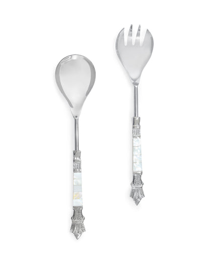 Pearl Tile Salad Server Set