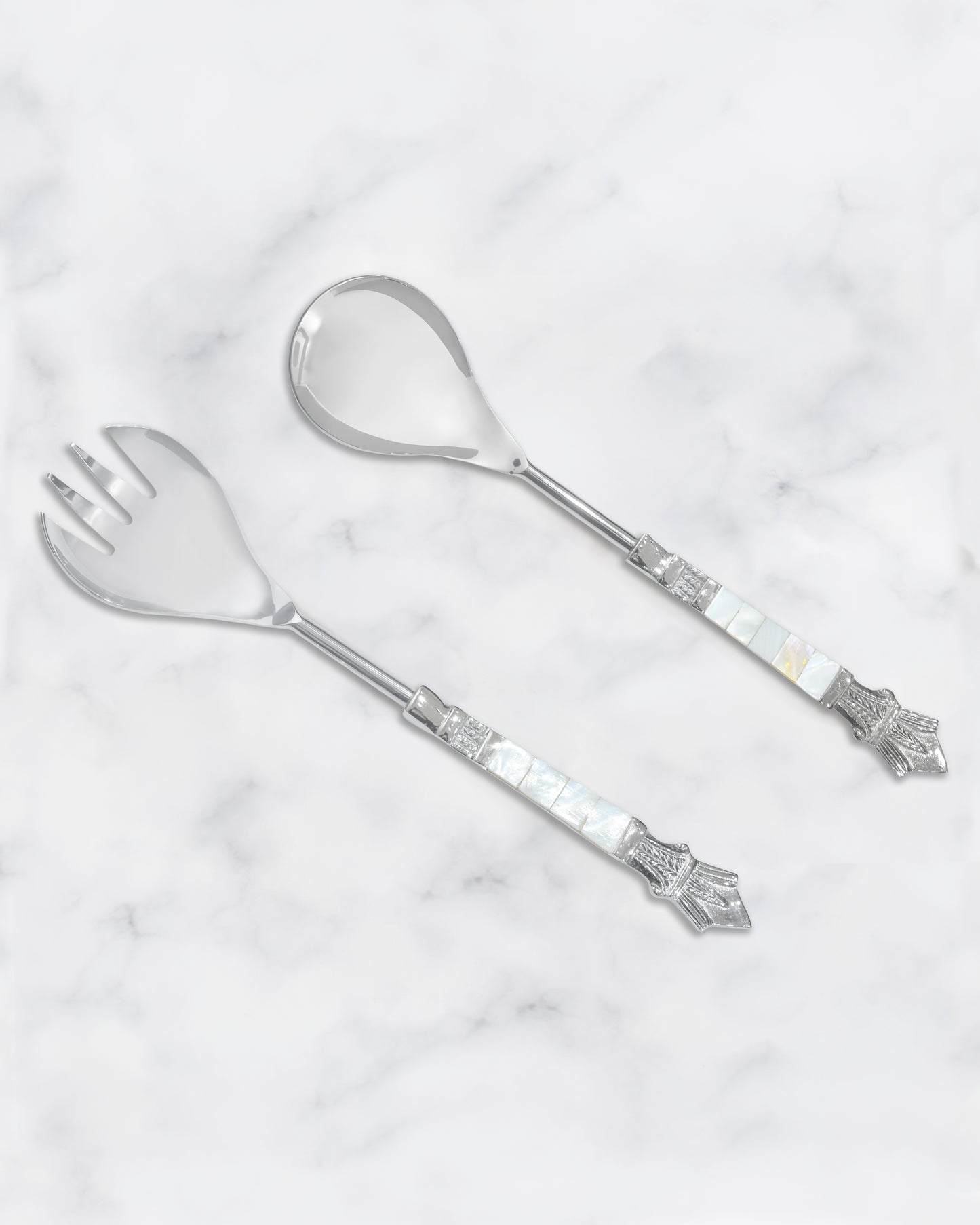 Pearl Tile Salad Server Set