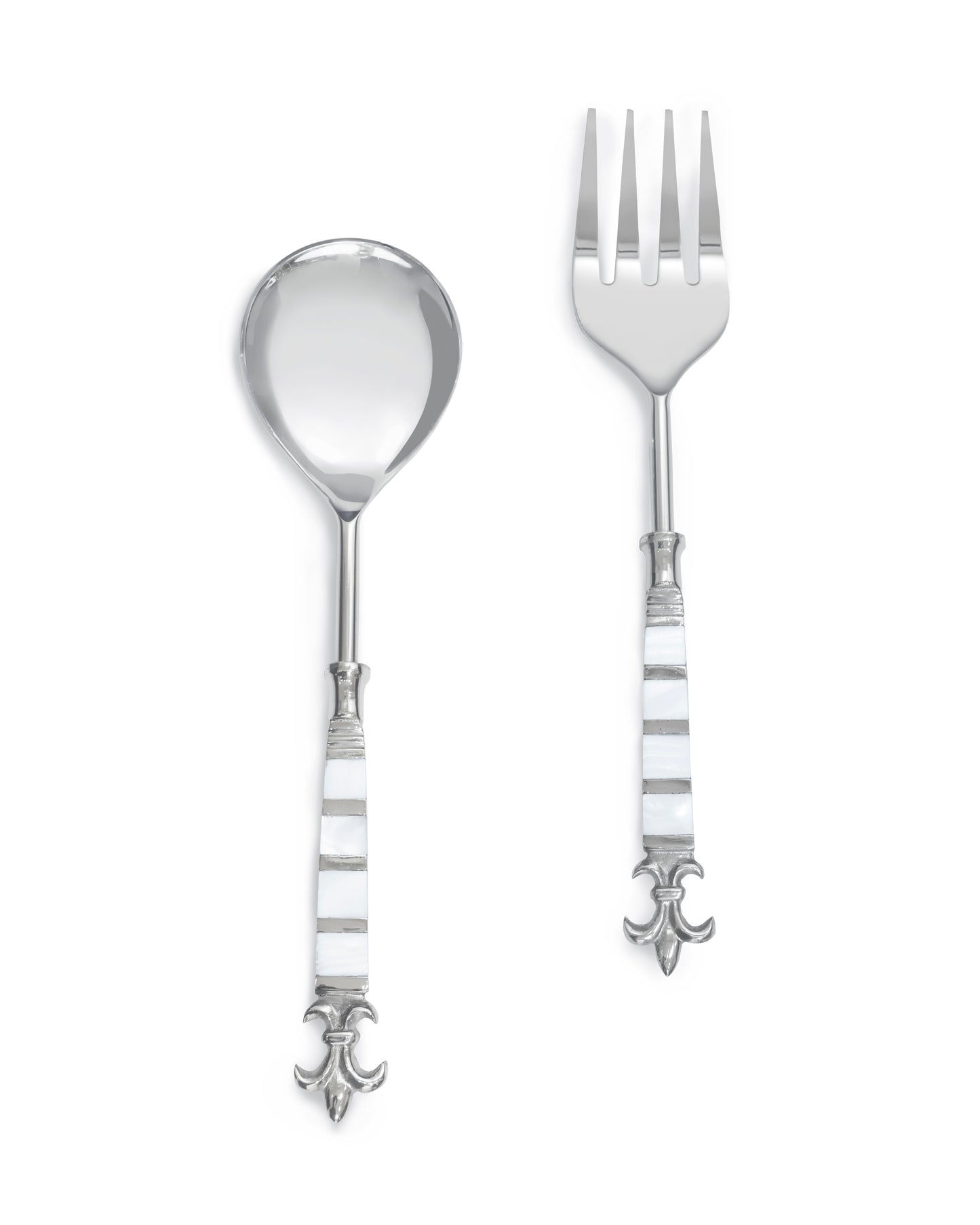 Pearlescent Salad Server Set