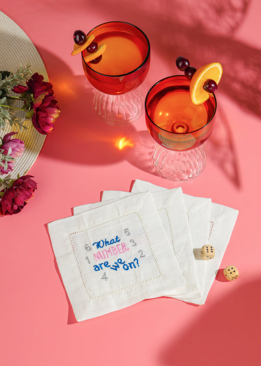 Sip & Count Cocktail Napkins