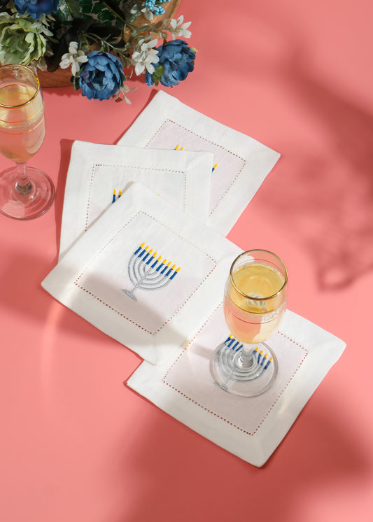 Hanukkah Cheers Cocktail Napkins