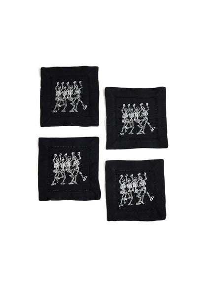 Skeleton Dance Cocktail Napkins