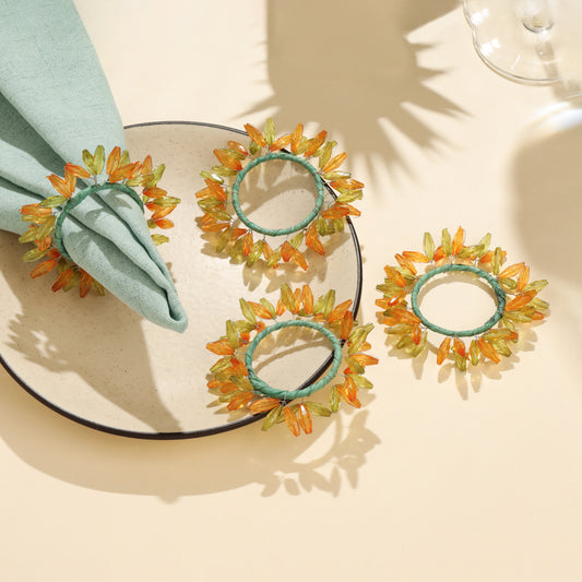 Citrus Elegance Napkin Rings