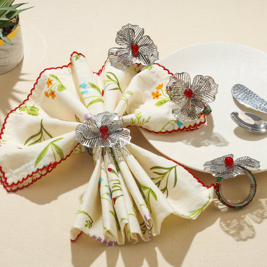 Festive Flora Napkin Rings