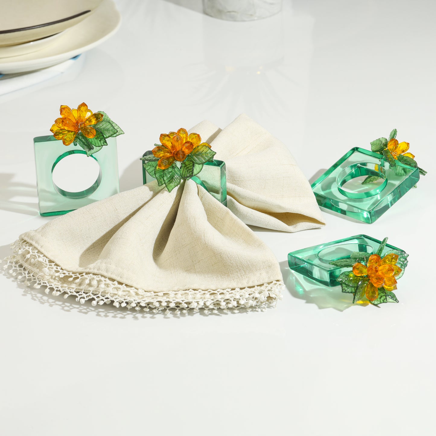 Acrylic Napkin Rings