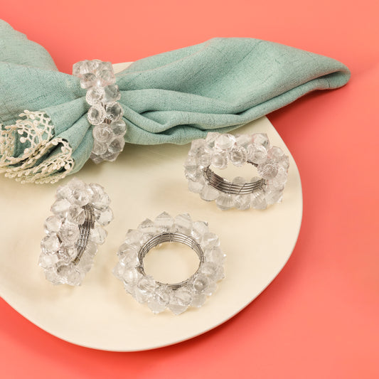 Crystal Brilliance Napkin Rings