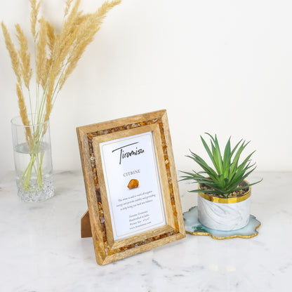 Sunshower Citrine Picture Frame