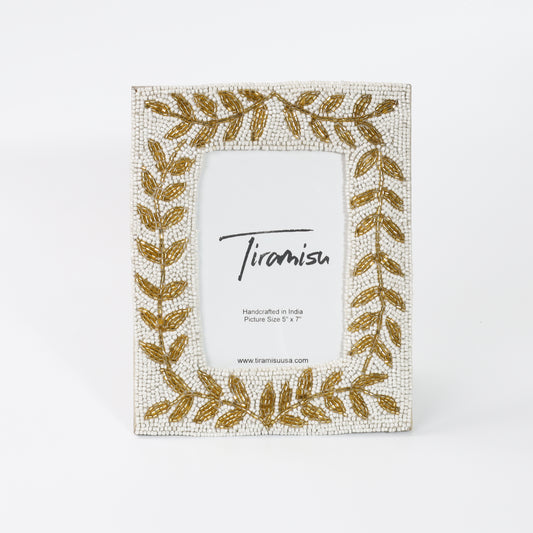 Tiramisu Glimmering Foliage 5 x 7 Picture Frame