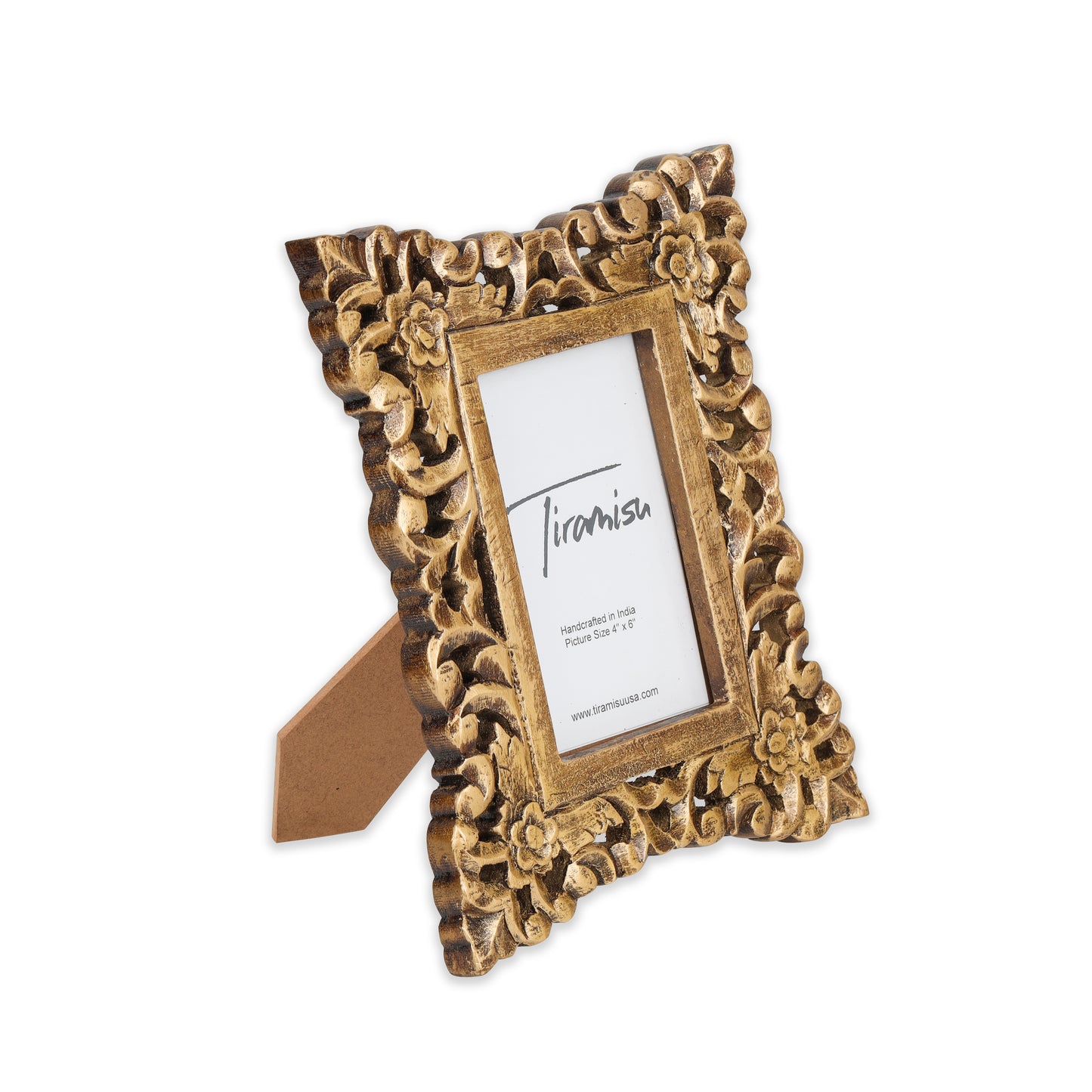 Vintage Chic Antique Wood Photo Frame