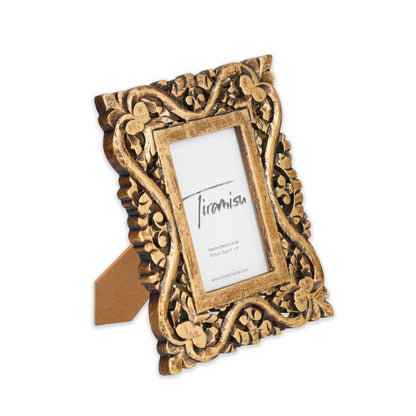 Luxe Carving Wood Photo Frame