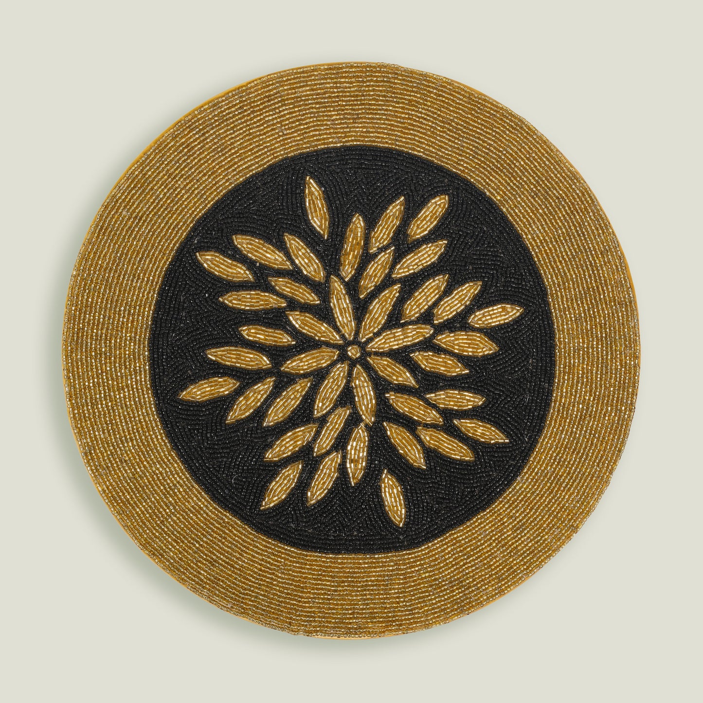 Tiramisu Golden Hue Beaded Placemat