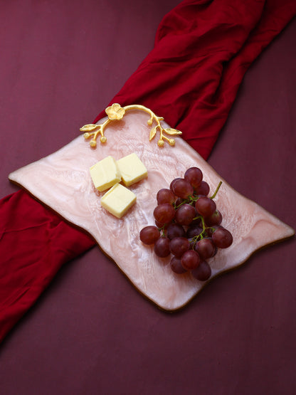 Decorative Resin Cheese Platter