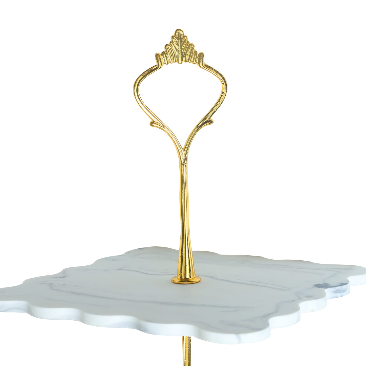 Tiramisu Three-Tier Resin Dessert Stand