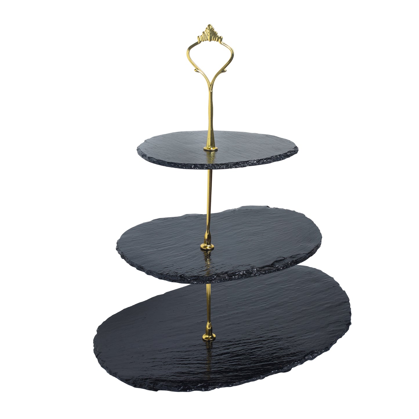 Tiramisu Three-Tier Resin Dessert Stand