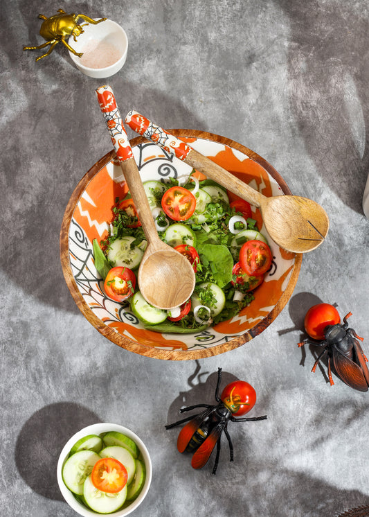 Pumpkin Patch Delight Salad Bowl Set