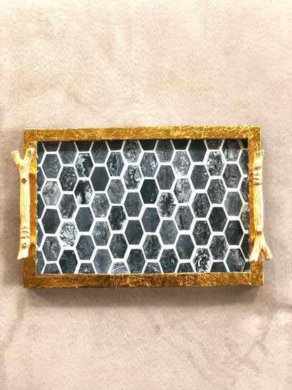 Handmade Resin Decorative Tray