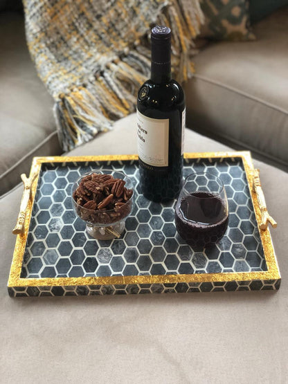 Handmade Resin Decorative Tray